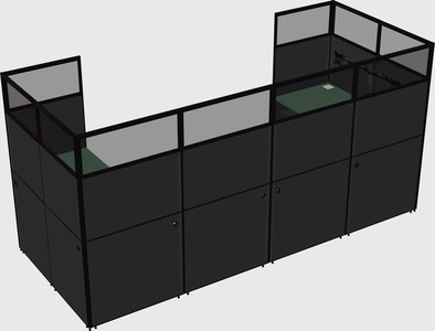 Cabine en u