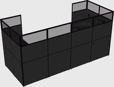 Cabine en u
