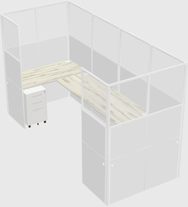 Cabine en u