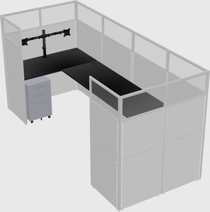 Cabine en u