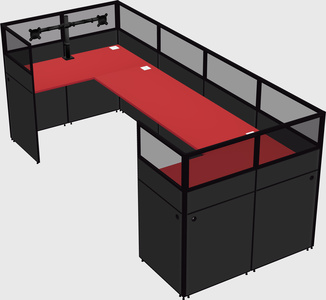 Cabine en u