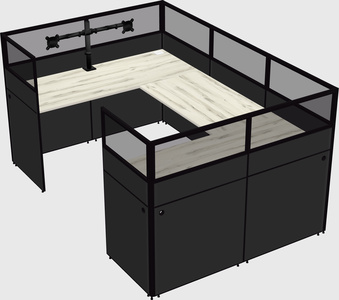 Cabine en u