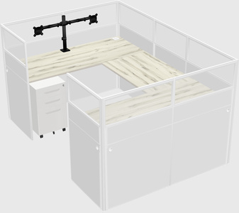Cabine en u