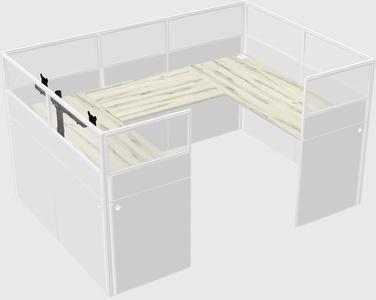 Cabine en u
