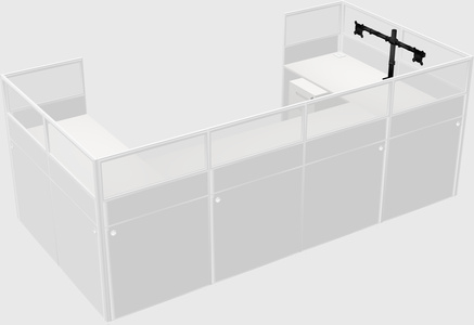 Cabine en u