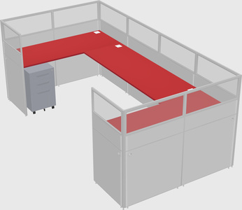 Cabine en u