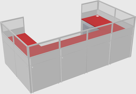 Cabine en u