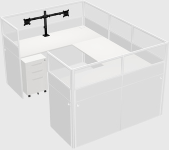 Cabine en u