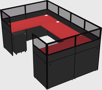 Cabine en u