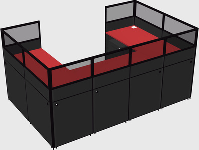 Cabine en u