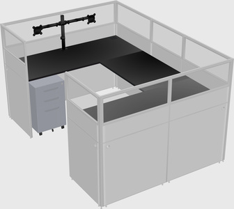 Cabine en u