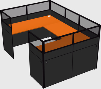 Cabine en u