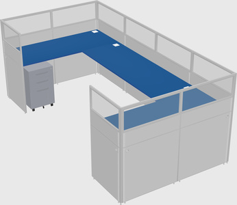 Cabine en u