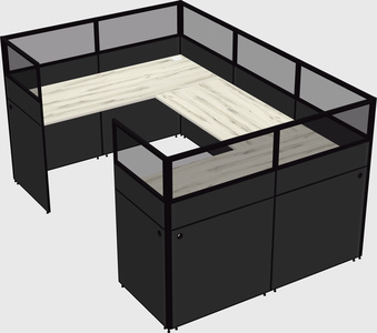 Cabine en u