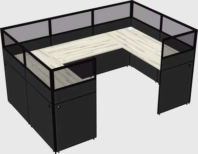 Cabine en u
