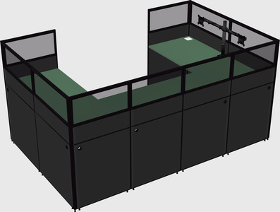 Cabine en u