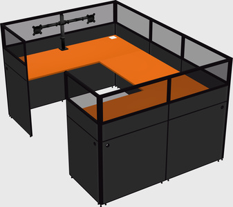 Cabine en u