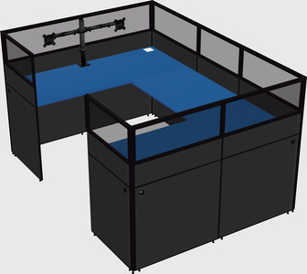 Cabine en u