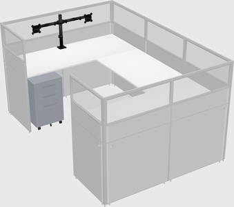 Cabine en u