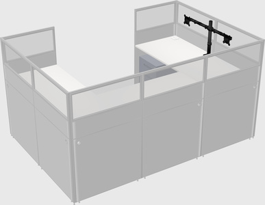 Cabine en u