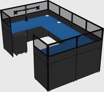 Cabine en u