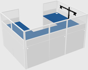 Cabine en u