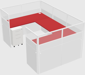 Cabine en u