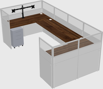 Cabine en u