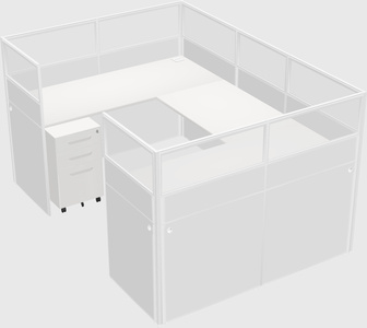 Cabine en u