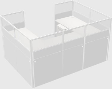 Cabine en u
