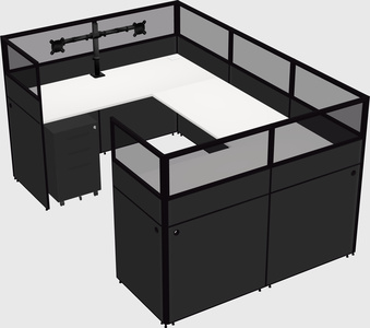 Cabine en u