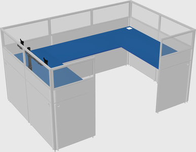 Cabine en u