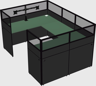 Cabine en u