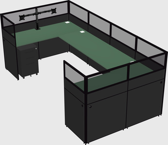 Cabine en u