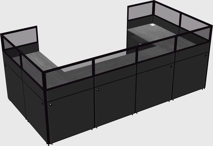 Cabine en u