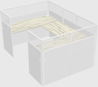 Cabine en u