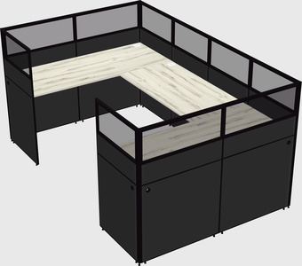 Cabine en u