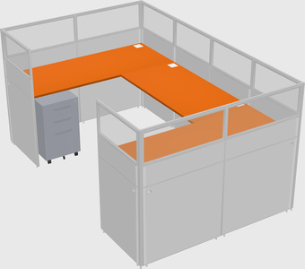 Cabine en u