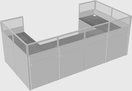 Cabine en u