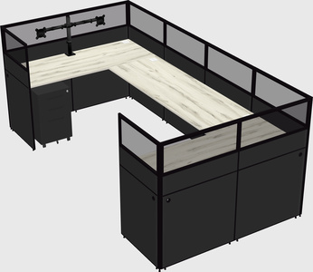 Cabine en u