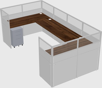 Cabine en u