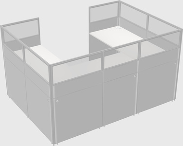 Cabine en u