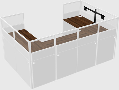 Cabine en u