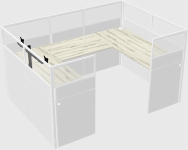 Cabine en u