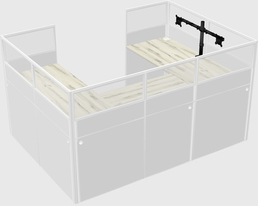 Cabine en u