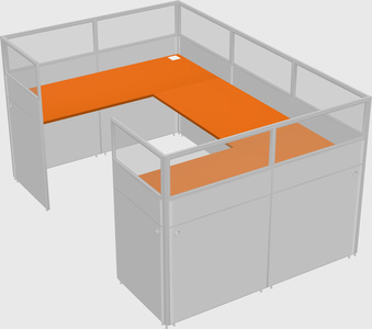 Cabine en u