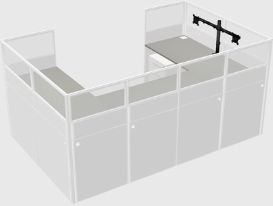 Cabine en u