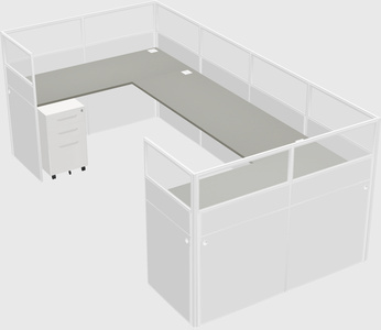 Cabine en u