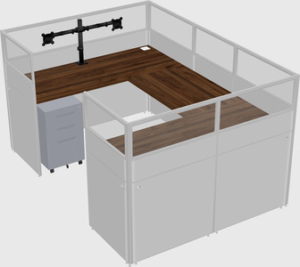 Cabine en u