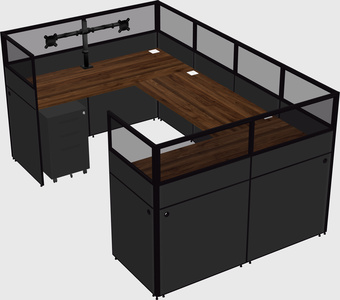 Cabine en u